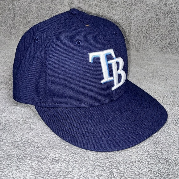 New Era MLB Tampa Bay Rays Baseball 59FIFTY Fitted Cap Size 7 - Picture 2 of 5